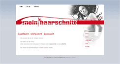 Desktop Screenshot of meinhaarschnitt.com